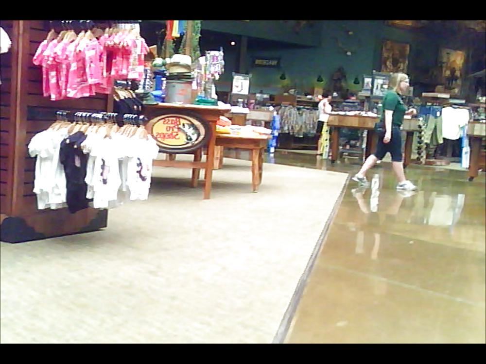 15P Chubby Blonde Store Clerk