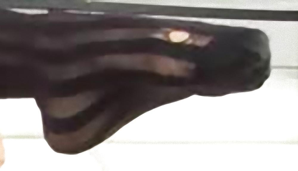 16P Sexy blonde black stockings with line sex