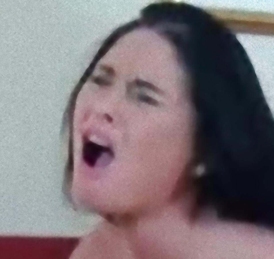 15P Brunette black stockings sex