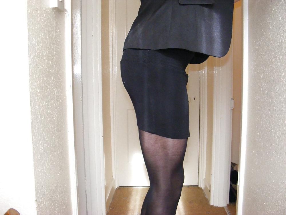 25P High heels and stockings