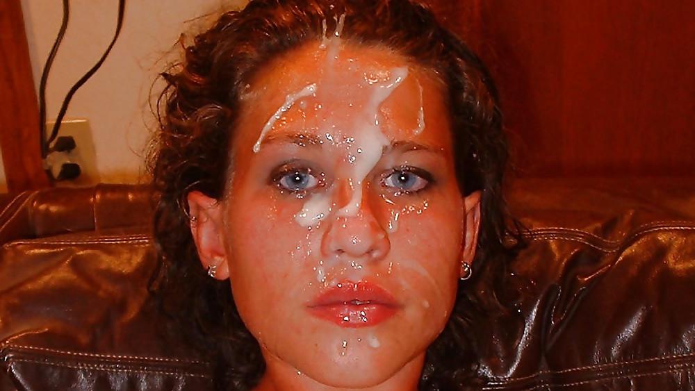 25P Cum on face, facials, cum covered darlings.