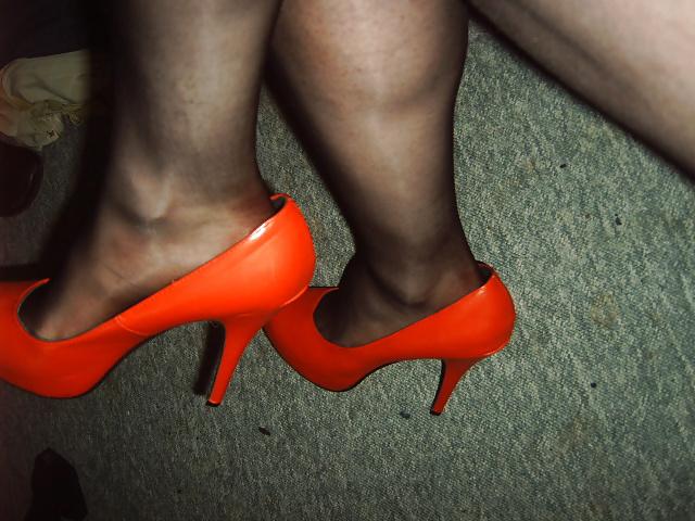 14P Stockings and High heels