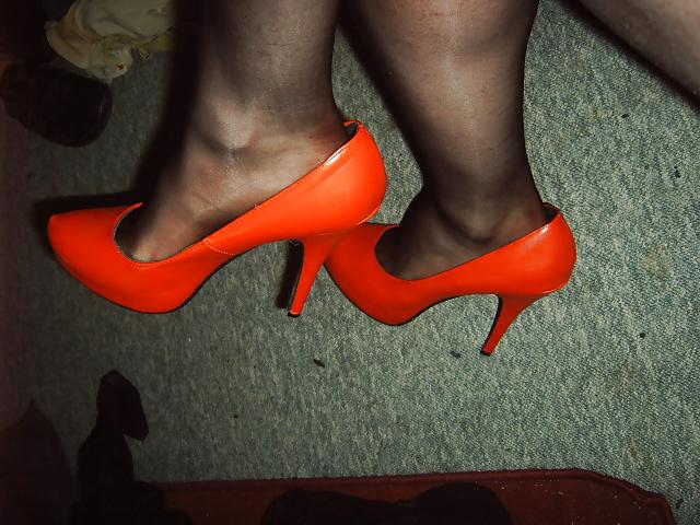 14P Stockings and High heels