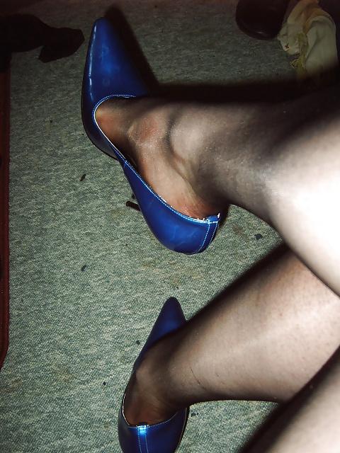 14P Stockings and High heels