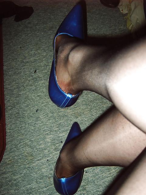 14P Stockings and High heels