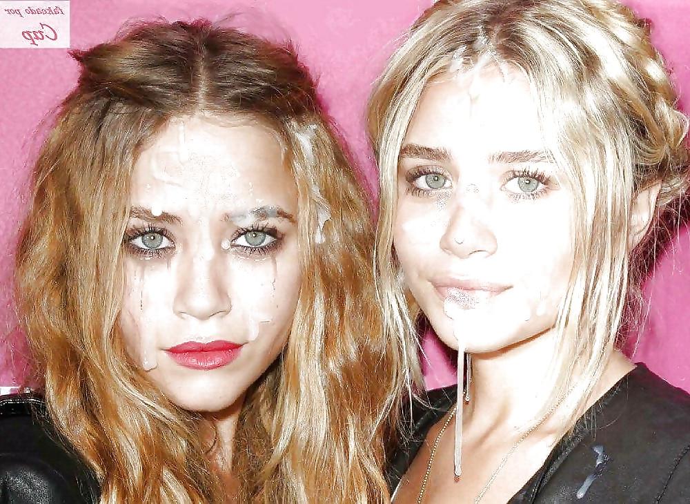 17P Olsen twins Gangbang and cumshots