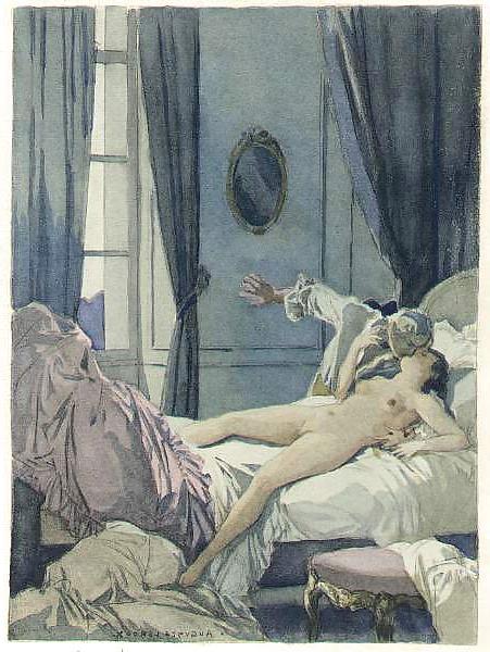 25P Erotic Book Illustration 16 - Memoires de Casanova - Part 1