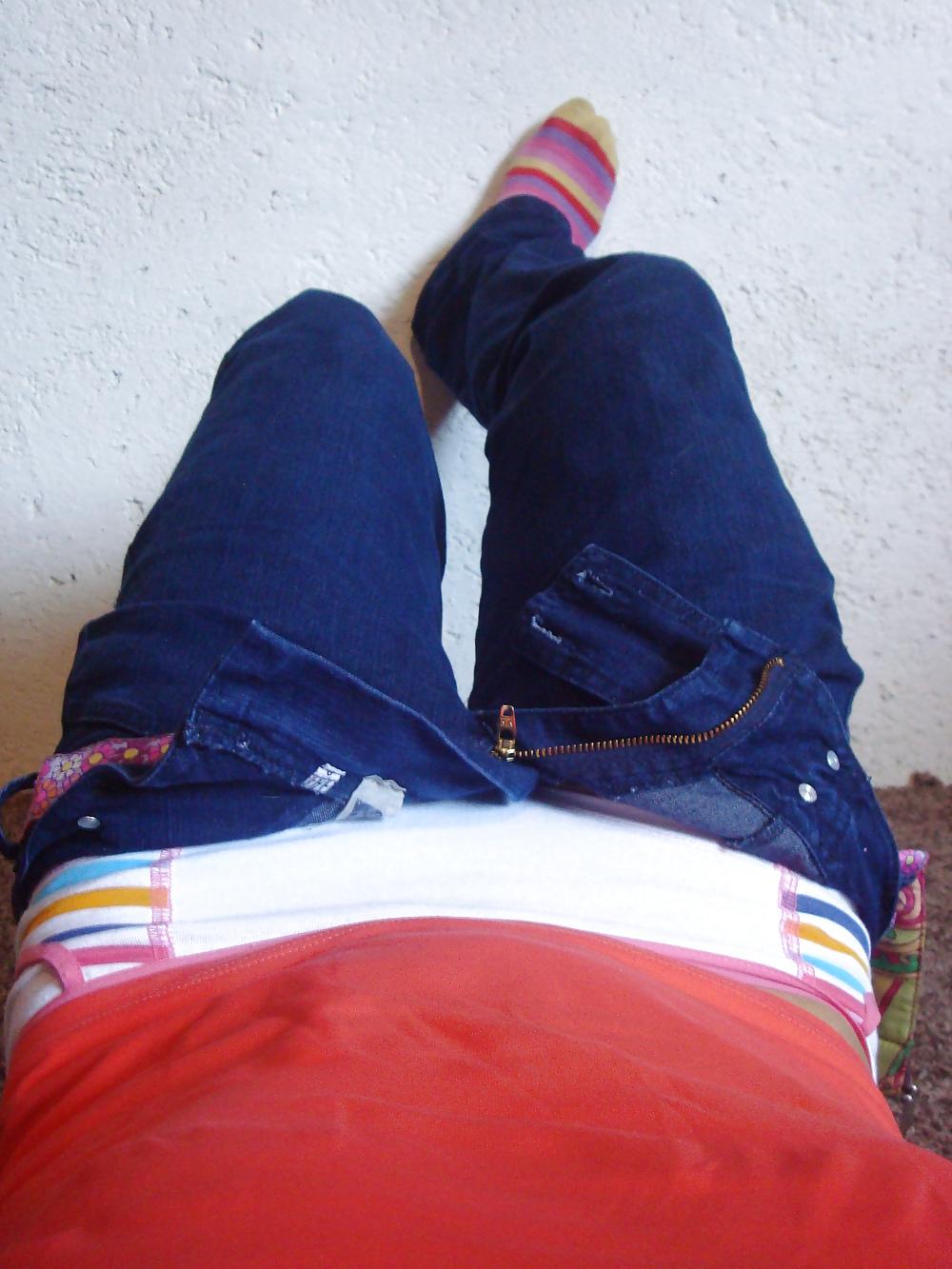 19P Cute jeans crossdresser