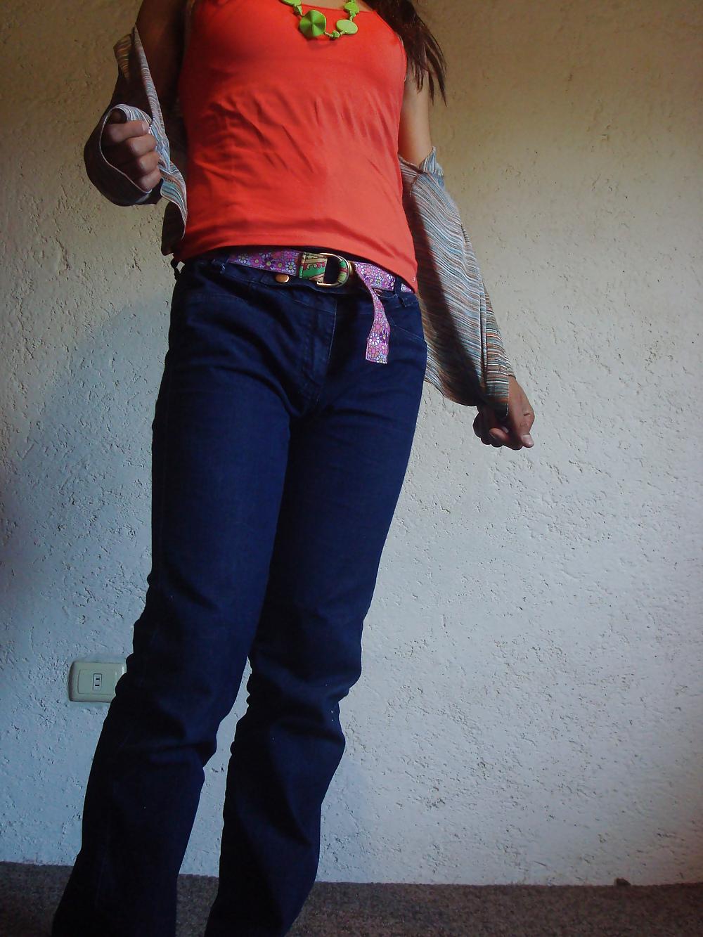 19P Cute jeans crossdresser