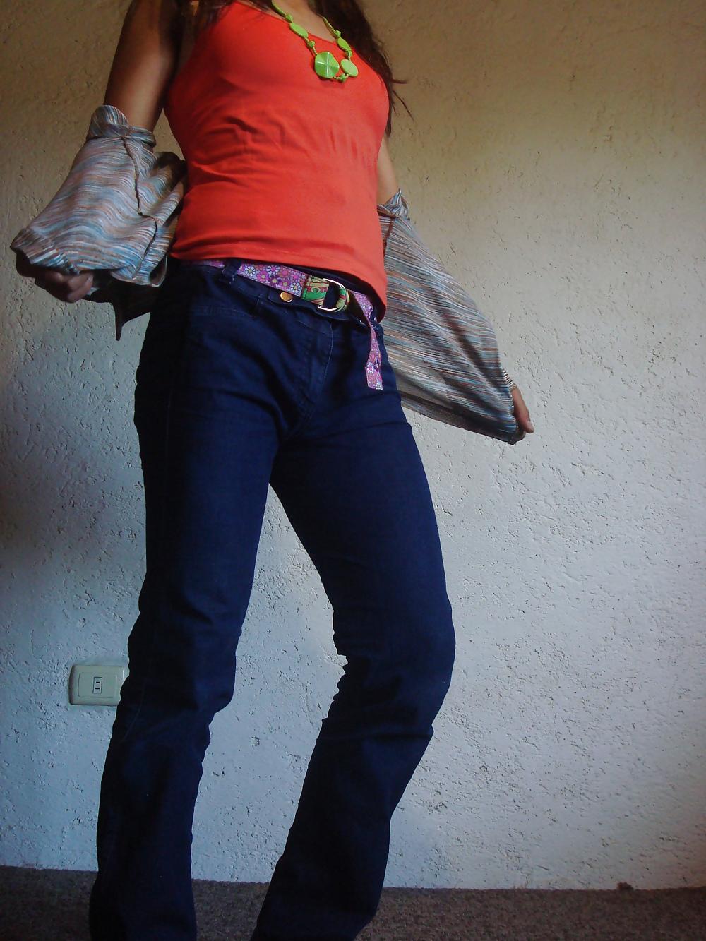 19P Cute jeans crossdresser