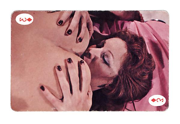 25P Vintage erotic playing cards (unfortunately incomplete)