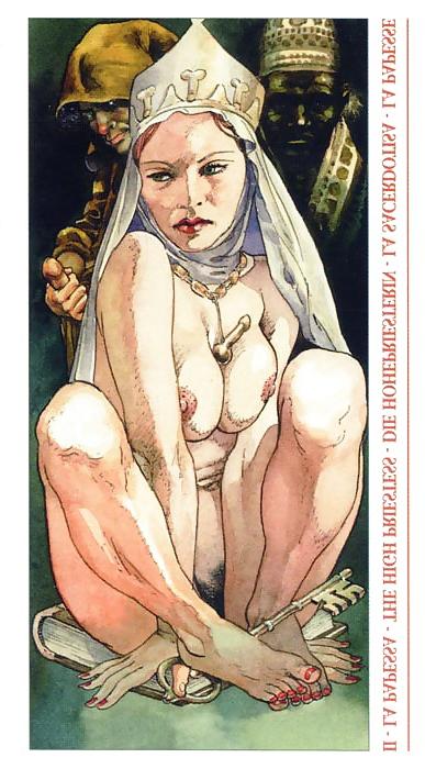 25P Erotic Playing Cards 13 - Tarot Decamerone