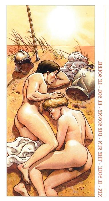 25P Erotic Playing Cards 13 - Tarot Decamerone