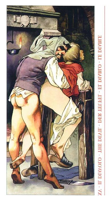 25P Erotic Playing Cards 13 - Tarot Decamerone
