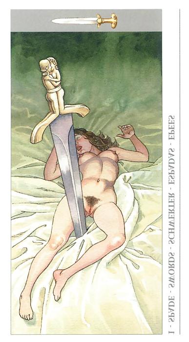 25P Erotic Playing Cards 13 - Tarot Decamerone