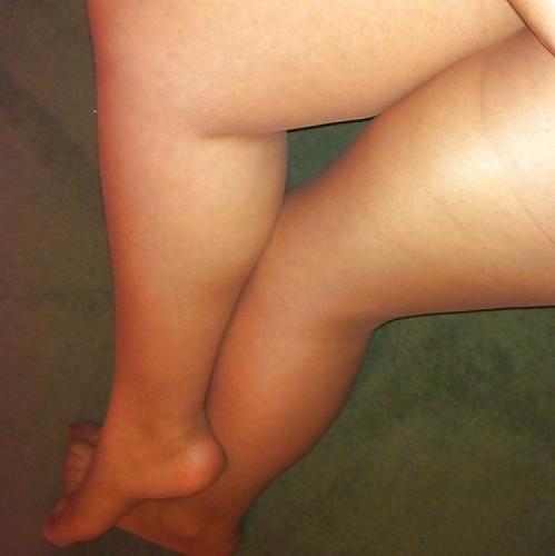 25P Stockings and heels