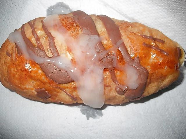 17P Cum on food