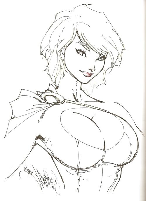 25P Erotic Cartoons 5 - J. Scott Campbell Mix