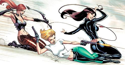 25P Erotic Cartoons 5 - J. Scott Campbell Mix