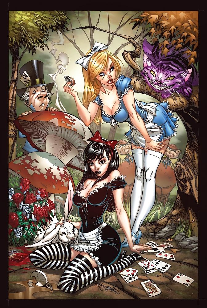 25P Erotic Cartoons 5 - J. Scott Campbell Mix