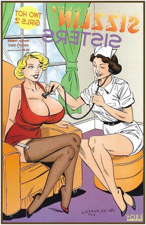 22P Vintage erotic drwaings lesbians 5