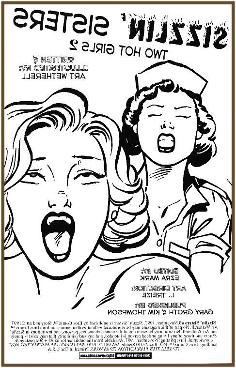 22P Vintage erotic drwaings lesbians 5