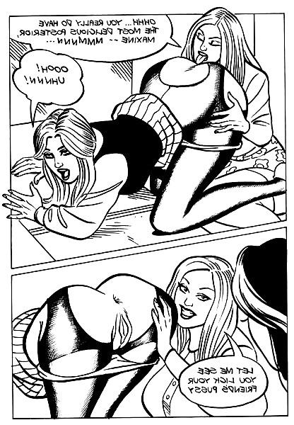 23P Vintage erotic drwaings lesbians 7