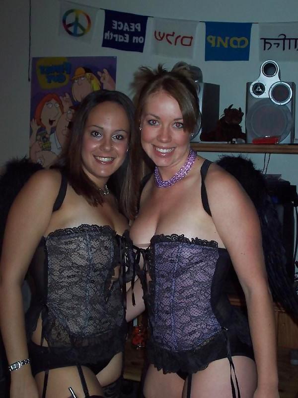 25P Amateurs in Corsets and Stockings