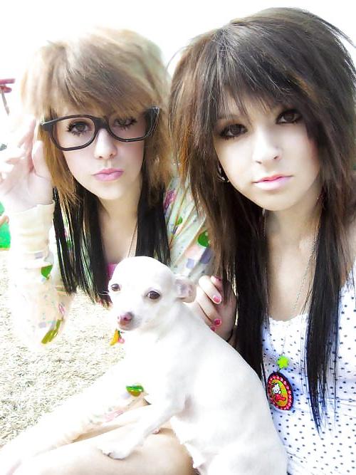25P Funny scene and emo girls 
