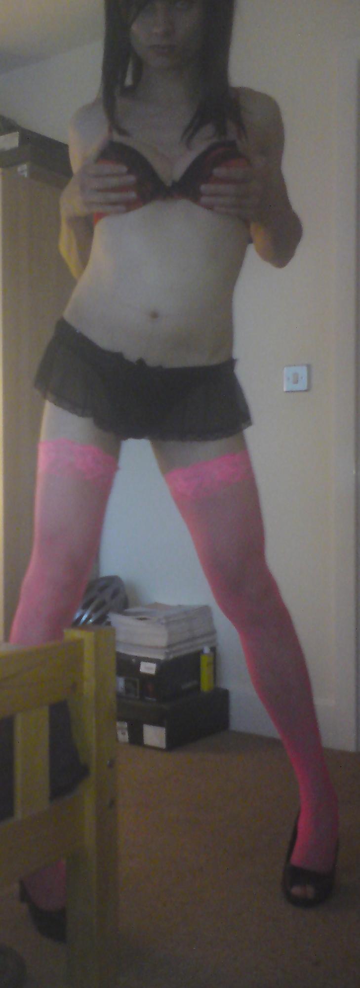18P Emma Slut crossdresser tranny whore pics 3