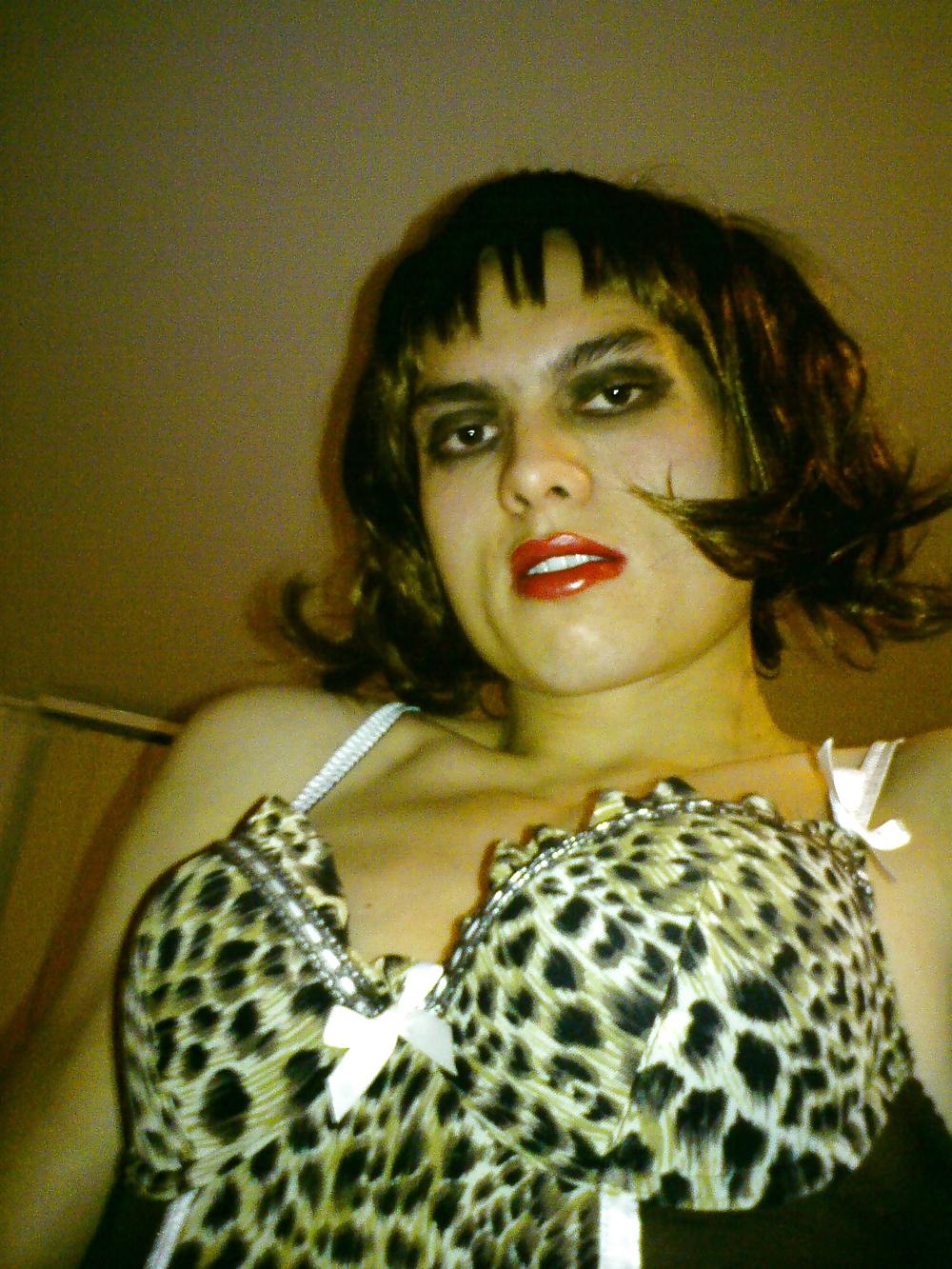 18P Emma Slut crossdresser tranny whore pics 3