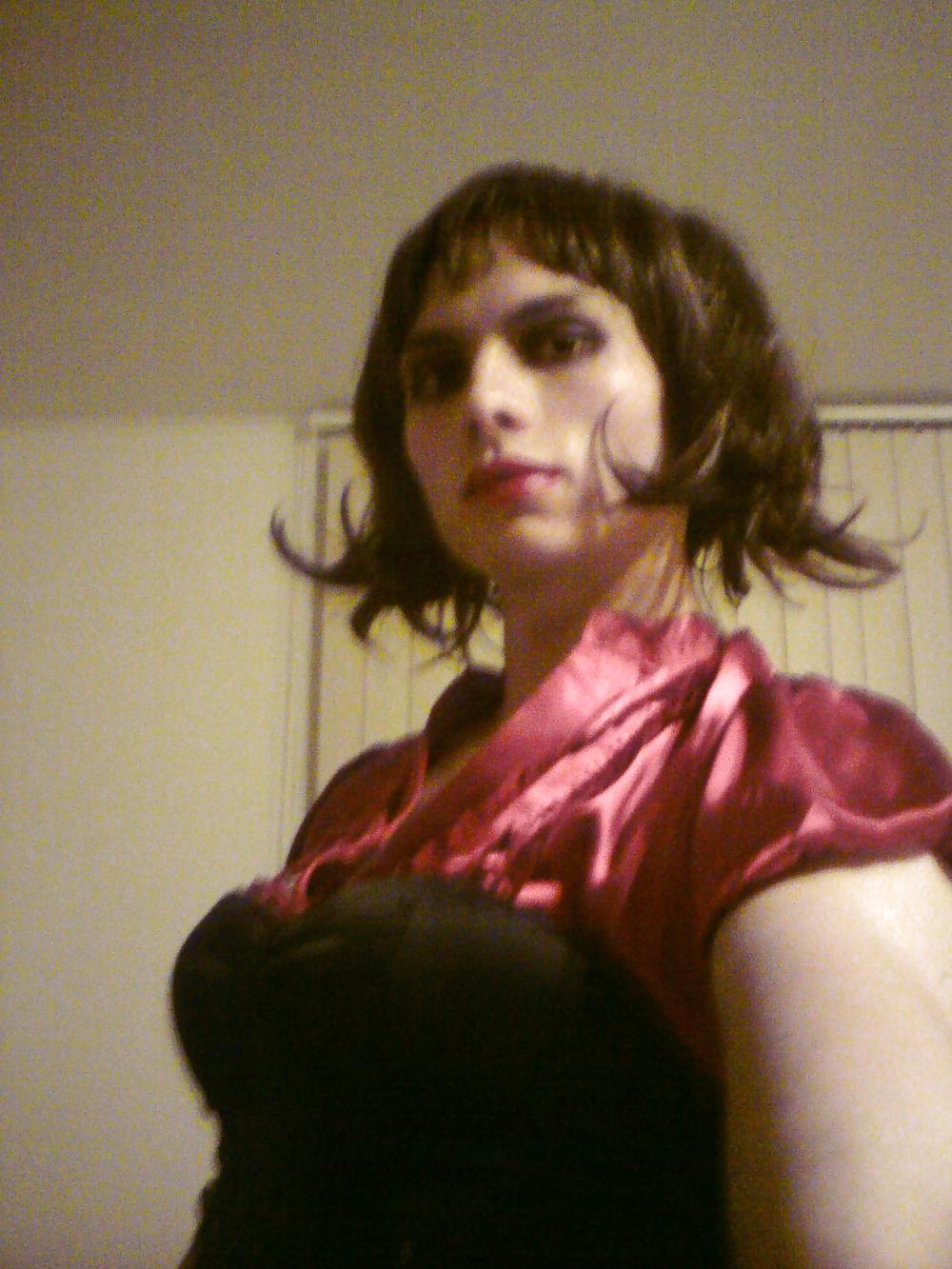 18P Emma Slut crossdresser tranny whore pics 3