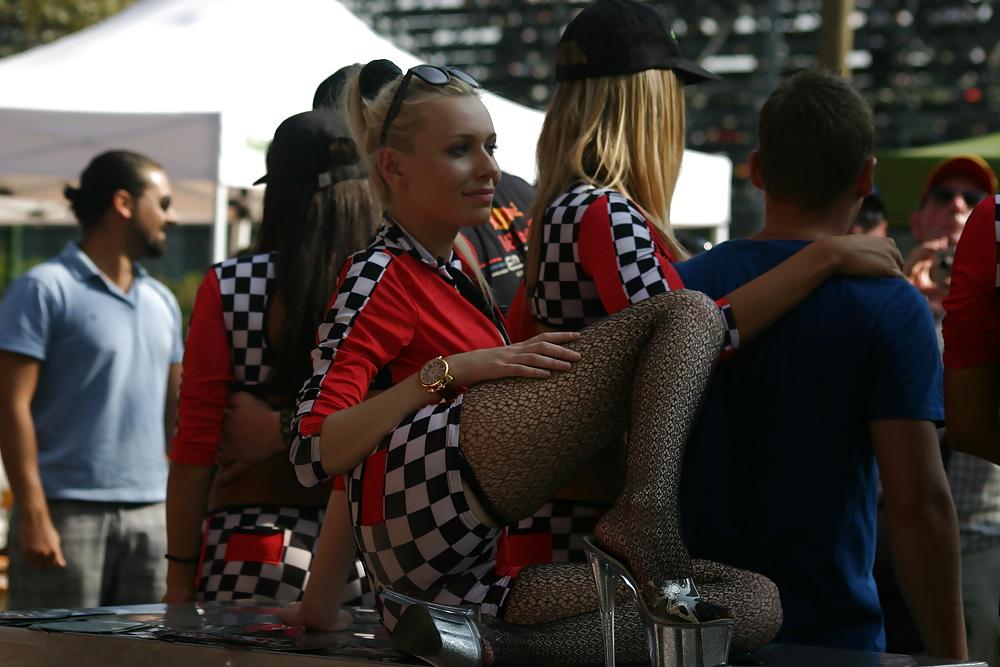 16P Pit lane girls or strippers