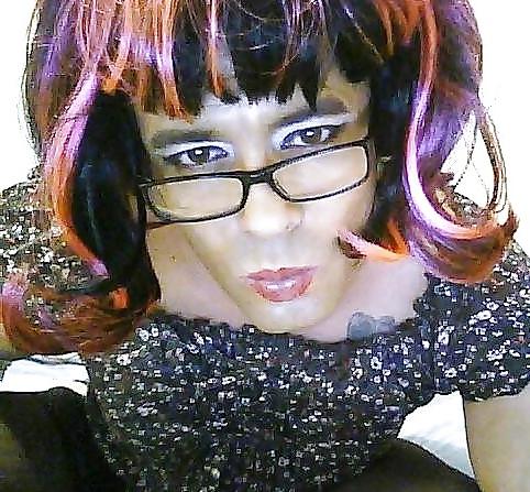 12P Crossdresser Estelle with dildo
