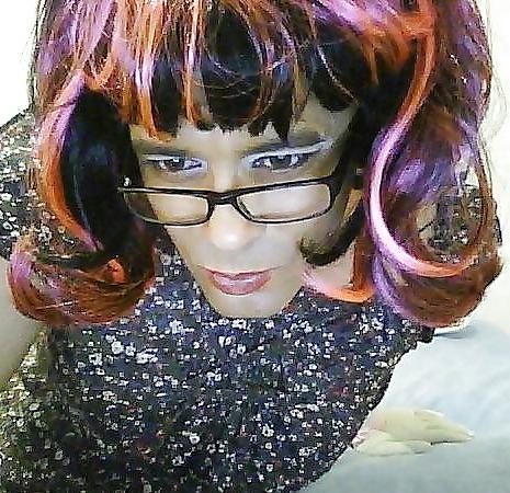 12P Crossdresser Estelle with dildo