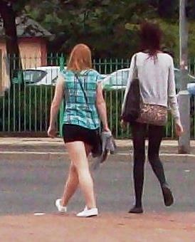 25P Sluts in the street
