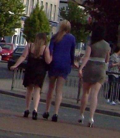 25P Sluts in the street