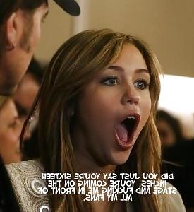 14P Miley Cyrus Captions