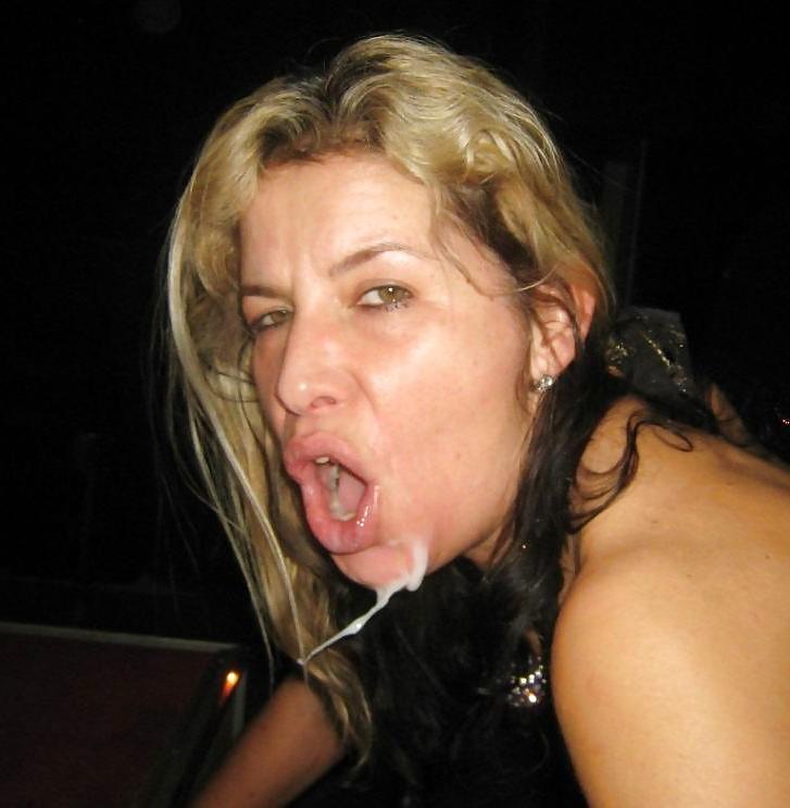 25P Slut takes all cummers