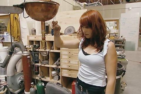 16P Kari byron from mythbusters