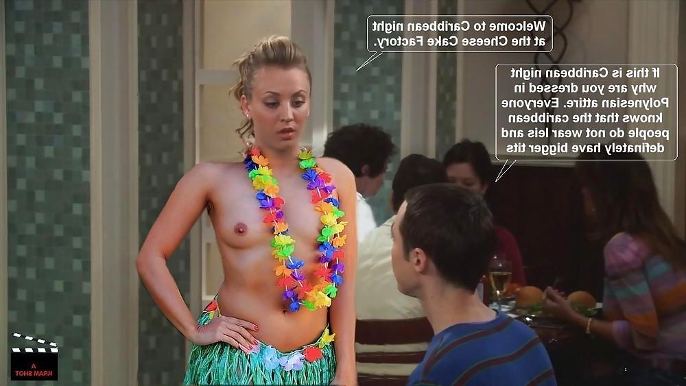 25P Kaley Cuoco TBBT Captions Part 1