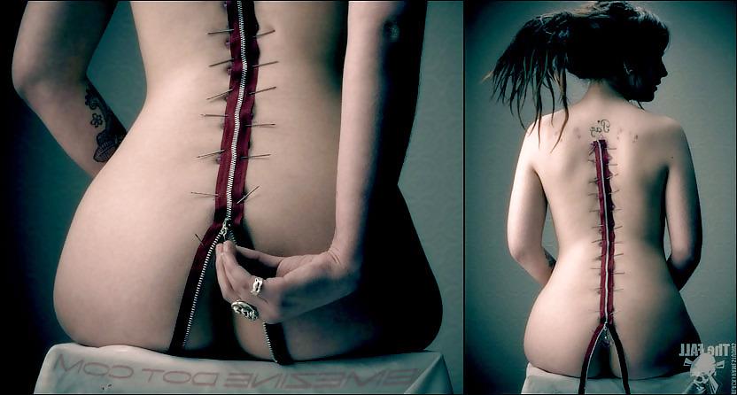 25P Beautiful pierced and tattooed women