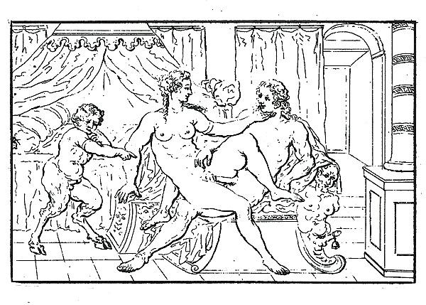 14P Erotic Book Illustrations 3 -  Cabinet of Amor and Venus