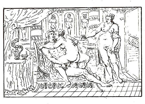 14P Erotic Book Illustrations 3 -  Cabinet of Amor and Venus