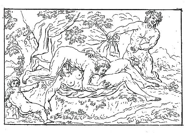 14P Erotic Book Illustrations 3 -  Cabinet of Amor and Venus