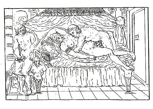 14P Erotic Book Illustrations 3 -  Cabinet of Amor and Venus