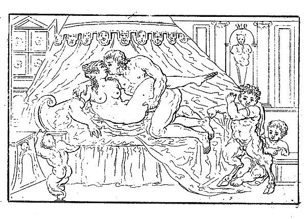 14P Erotic Book Illustrations 3 -  Cabinet of Amor and Venus