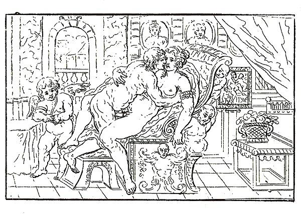 14P Erotic Book Illustrations 3 -  Cabinet of Amor and Venus