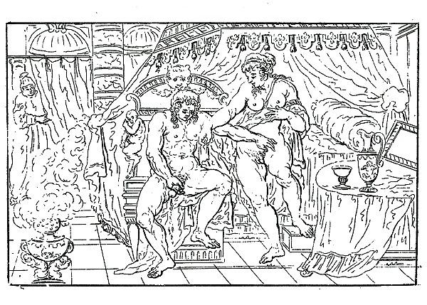 14P Erotic Book Illustrations 3 -  Cabinet of Amor and Venus