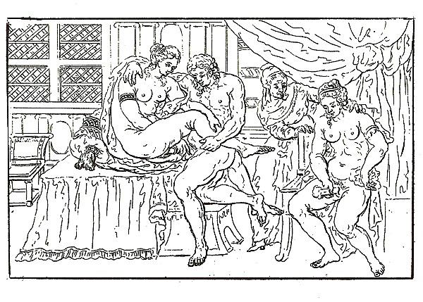 14P Erotic Book Illustrations 3 -  Cabinet of Amor and Venus